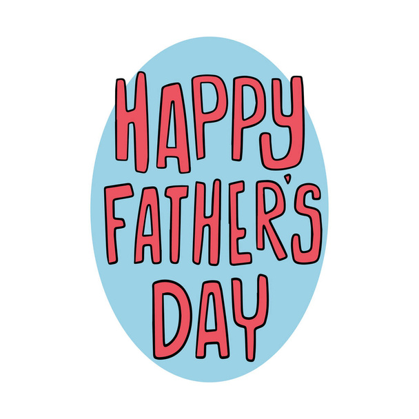 happy fathers day vector design - Vecteur, image