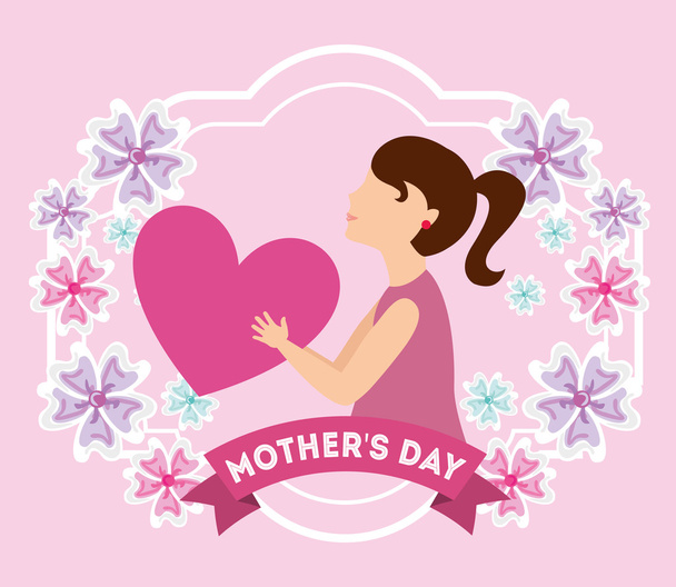 Mothers day design - Vector, Imagen