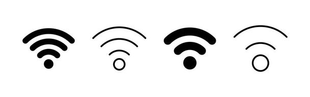 Icono Wifi vector. señal y símbolo. Icono inalámbrico - Vector, Imagen