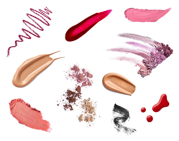 Make up beauty lipstick nail polish liquid powder mascara pencil - Photo, Image