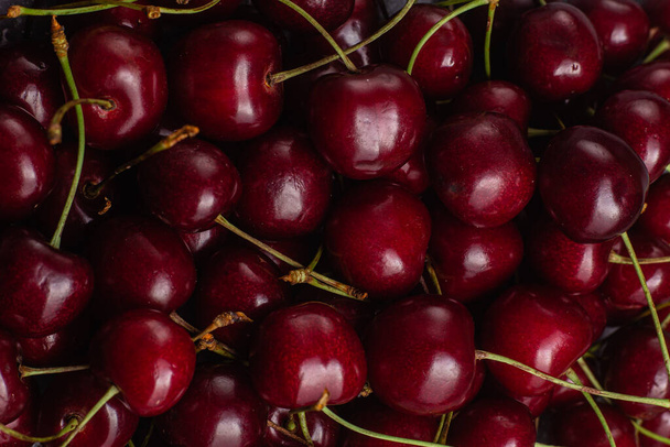 cherry close-up. cherry macro - Photo, Image