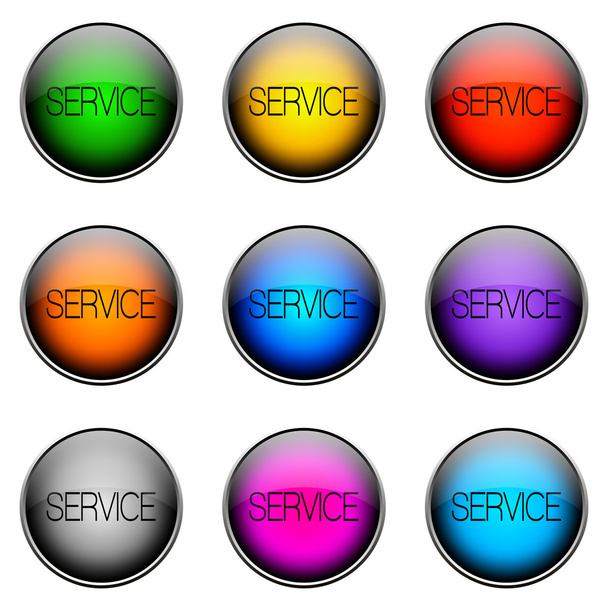 Knop kleur Service - Foto, afbeelding