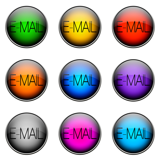 Κουμπί χρώμα Email - Φωτογραφία, εικόνα