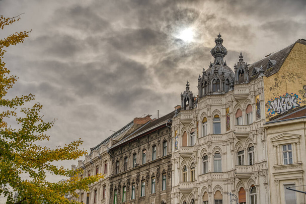 Budapest, Hungary - November 05, 2022: Historical city landmarks and architecture heritages in autumn, HDR Image - Photo, Image