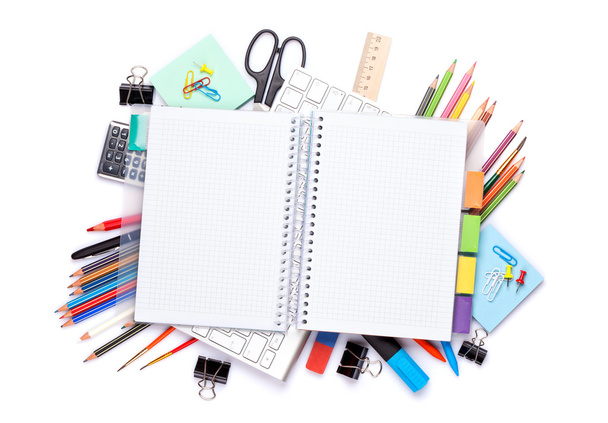 school and office supplies - Foto, imagen