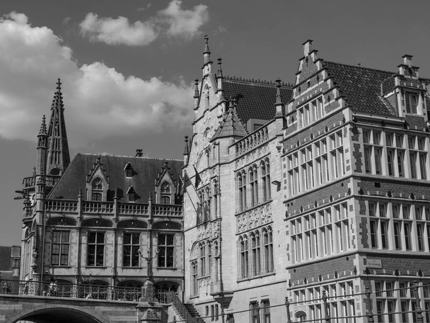 De oude stad Gent in België - Foto, afbeelding