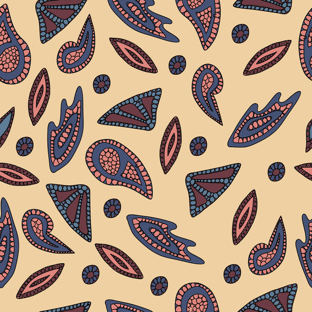 Pattern with abstract elements - Vektor, obrázek