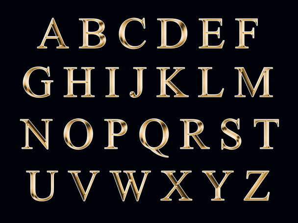 Χρυσή αλφάβητο - Φωτογραφία, εικόνα