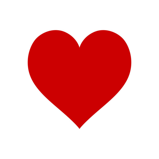 serce czerwone serce symbol miłości i walentynki - Wektor, obraz