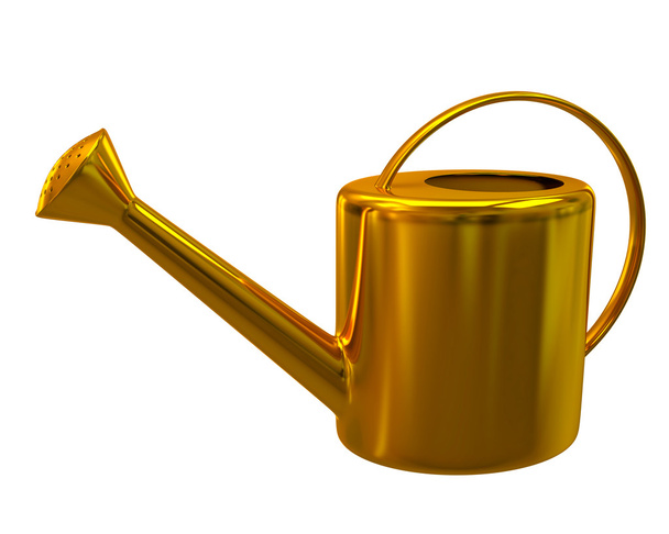 Watering can on white - Photo, image