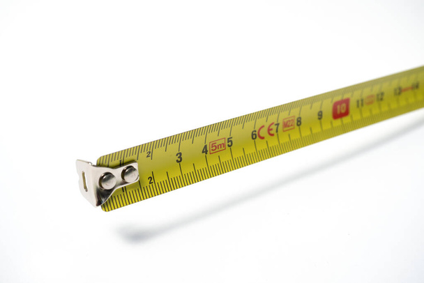 měřítko ukazatele pásky na bílém pozadí - Fotografie, Obrázek