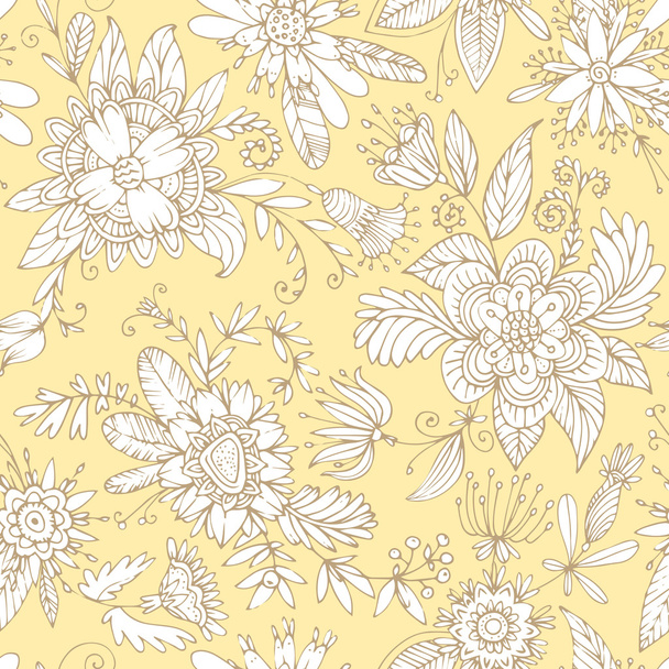 Cute floral pattern. - Вектор,изображение
