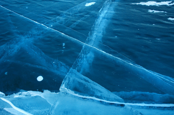 χειμερινή λίμνη Βαϊκάλη - Φωτογραφία, εικόνα