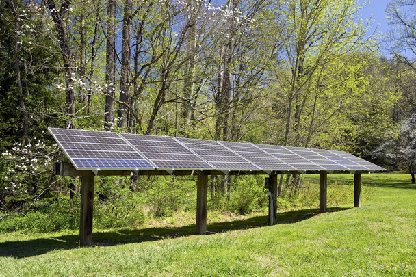 Nagy napenergia Panel tömb - Fotó, kép