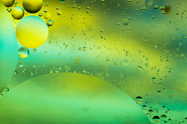 水と油の抽象的な背景 - 写真・画像