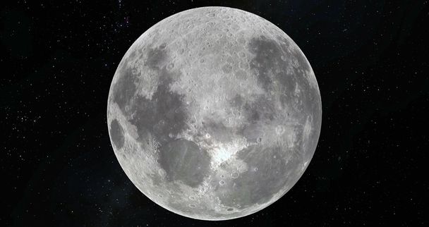 Lua. Elementos desta imagem fornecidos pela NASA
 - Foto, Imagem