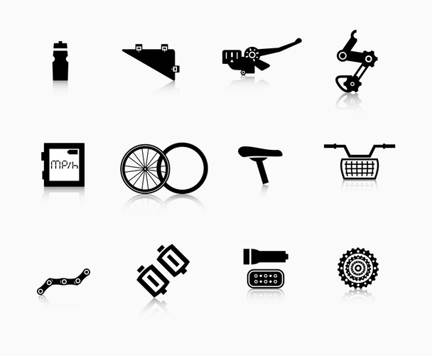 Componentes y accesorios para la moto
. - Vector, Imagen