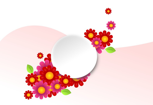 Achtergrond met bloemen - Foto, afbeelding
