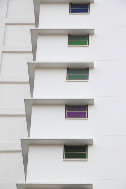 kleur metalen windows - Foto, afbeelding