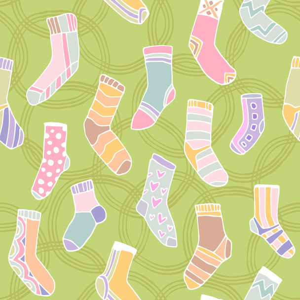 Colorful funny socks - Vetor, Imagem