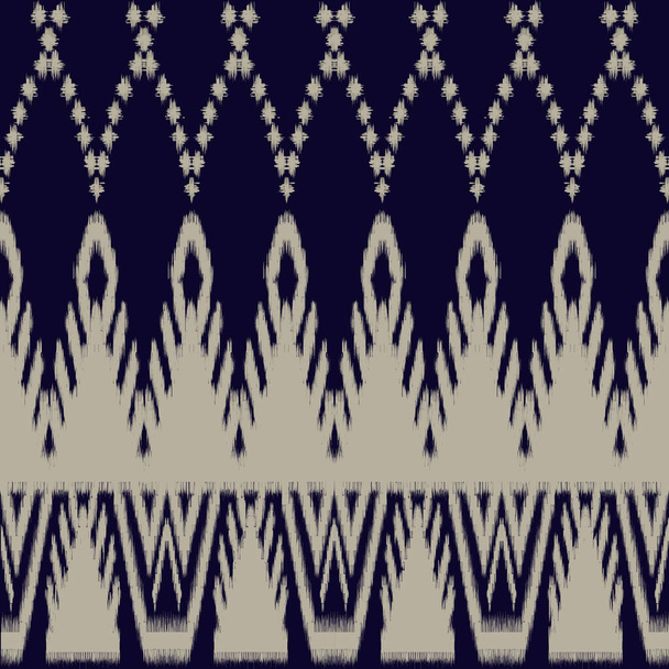 古典的なアフリカのイカットペイズリー刺繍とミックスタイのニット刺繍。幾何学的な民族東洋のシームレスなパターン伝統 , - 写真・画像