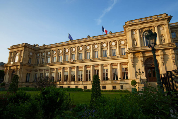 The French Ministry of Foreign Affairs is located on the Quai d'Orsay in Paris.The building was developed between 1844 and 1855 . - Photo, Image