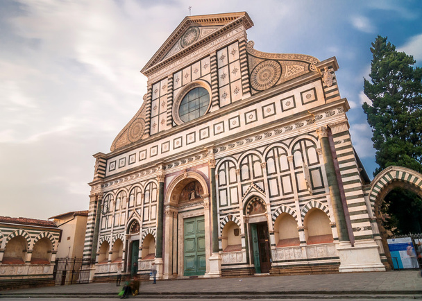 bazilika, a santa maria novella, Firenze, Olaszország - Fotó, kép