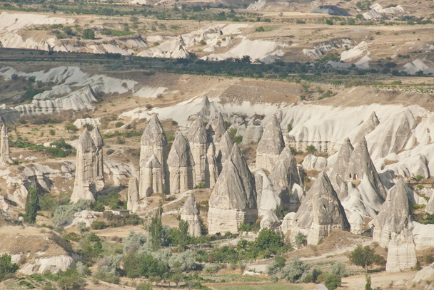 sziklás képződmények cappadocia, Törökország. - Fotó, kép
