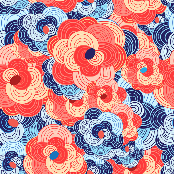 unusual floral pattern - Vector, afbeelding