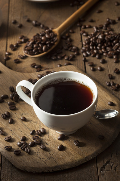 Dark Organic Black Coffee - Фото, изображение