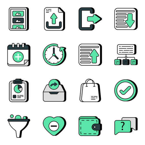 Modern icons about tools are here in beautiful colored style. This set can be modified according to your demand. So, go from ideation to design and done. - Vector, Image