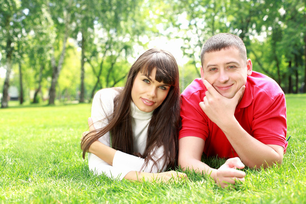 Young couple in the park - Photo, Image