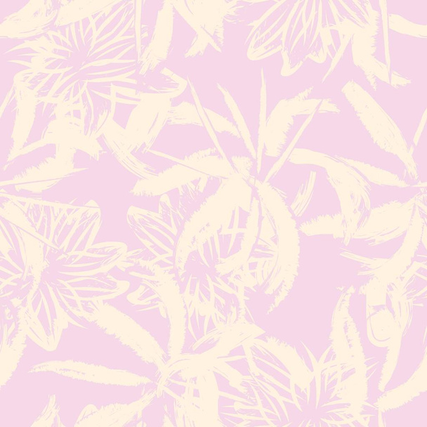 Pastel Abstract Floral seamless pattern design for fashion textiles, graphics, backgrounds and crafts - Vektor, obrázek