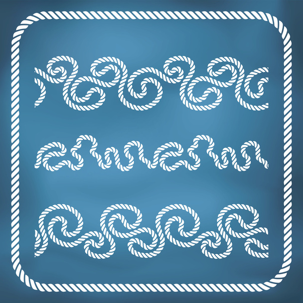 Морская верёвка
 - Вектор,изображение