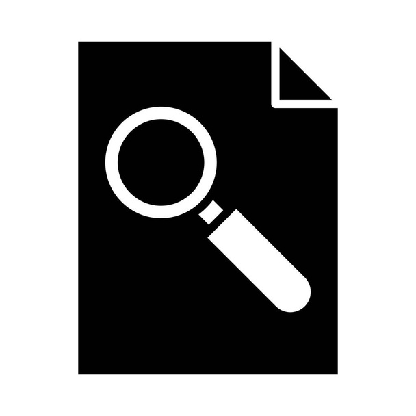 Case File Vector Glyph Ikona do użytku osobistego i komercyjnego - Wektor, obraz