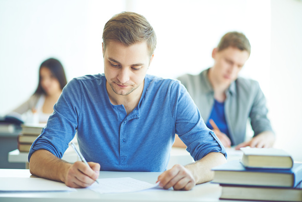 students during written exam - Photo, image