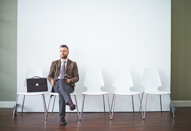 Man  Waiting for interview - Photo, Image