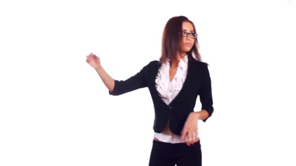Businesswoman doing worst searching - Кадри, відео