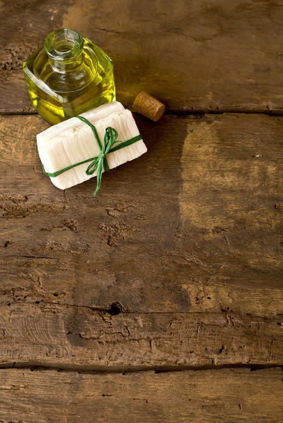 Pruhy mýdlo olivový olej - Fotografie, Obrázek