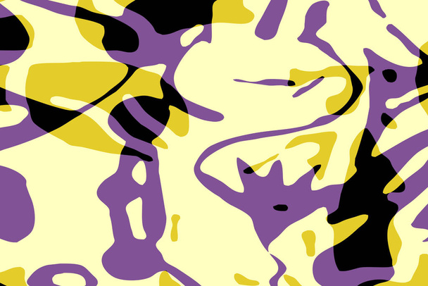 Abstract illustration for print, fabric pattern, for use in graphics. Not generated by Ai - Photo, Image