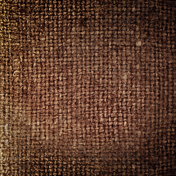 Brown sackcloth texture - Photo, image