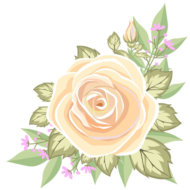 vector illustration of beautiful flowers - Vettoriali, immagini