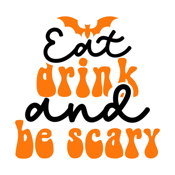 Free vector happy Halloween lettering - Vektor, obrázek