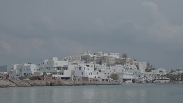 szép naxos város Naxos Görögországban - Felvétel, videó