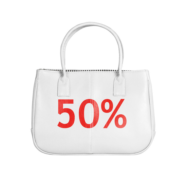 Sale bag design element isolated on white - Photo, image