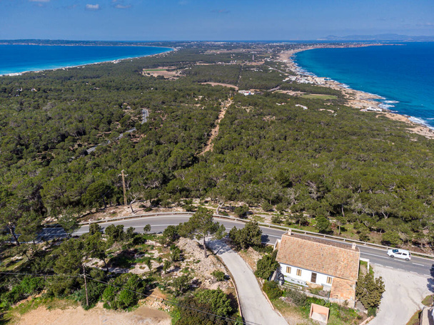 El Mirador, άποψη του νησιού, Formentera, Νησιά Pitiusas, Balearic Community, Ισπανία - Φωτογραφία, εικόνα