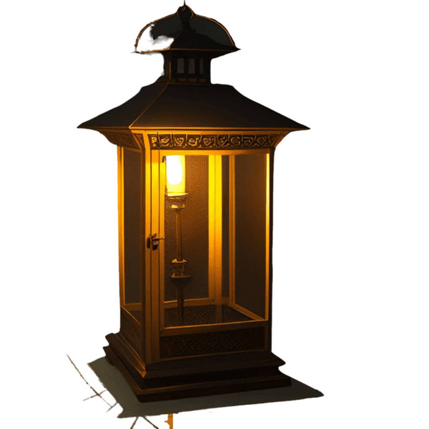 a lantern for aventure , camping or decoration - Vektor, Bild