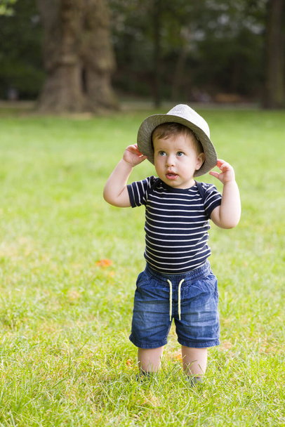 cute baby in a park - Photo, Image