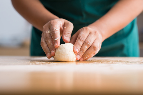 Forming dough balls - Photo, Image