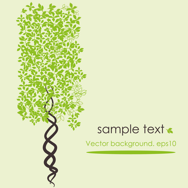 Abstract stylized vector tree - Vektori, kuva